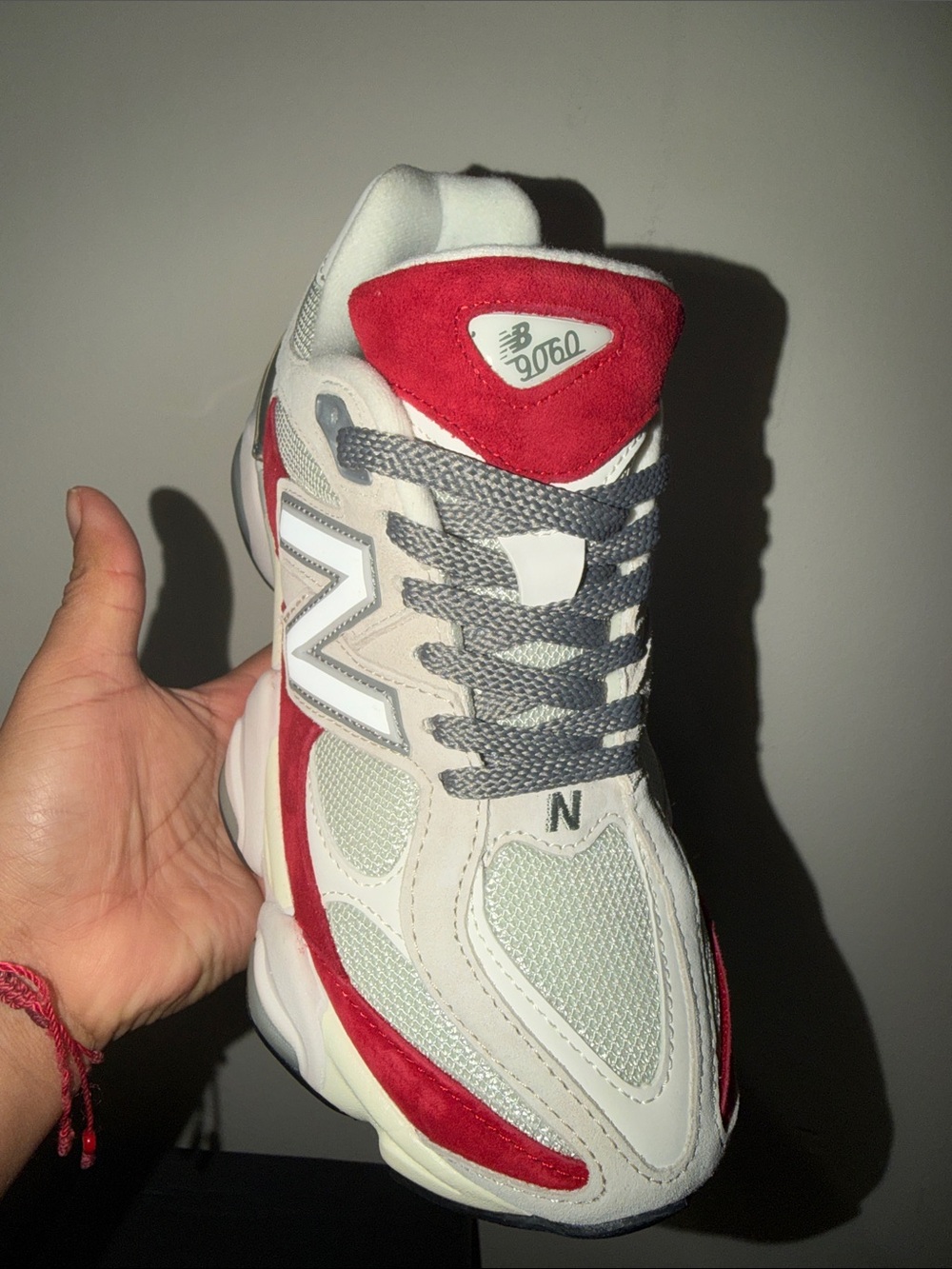 New Balance Women’s White & Red Fashion Sneaker